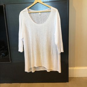 Eileen Fisher linen tee